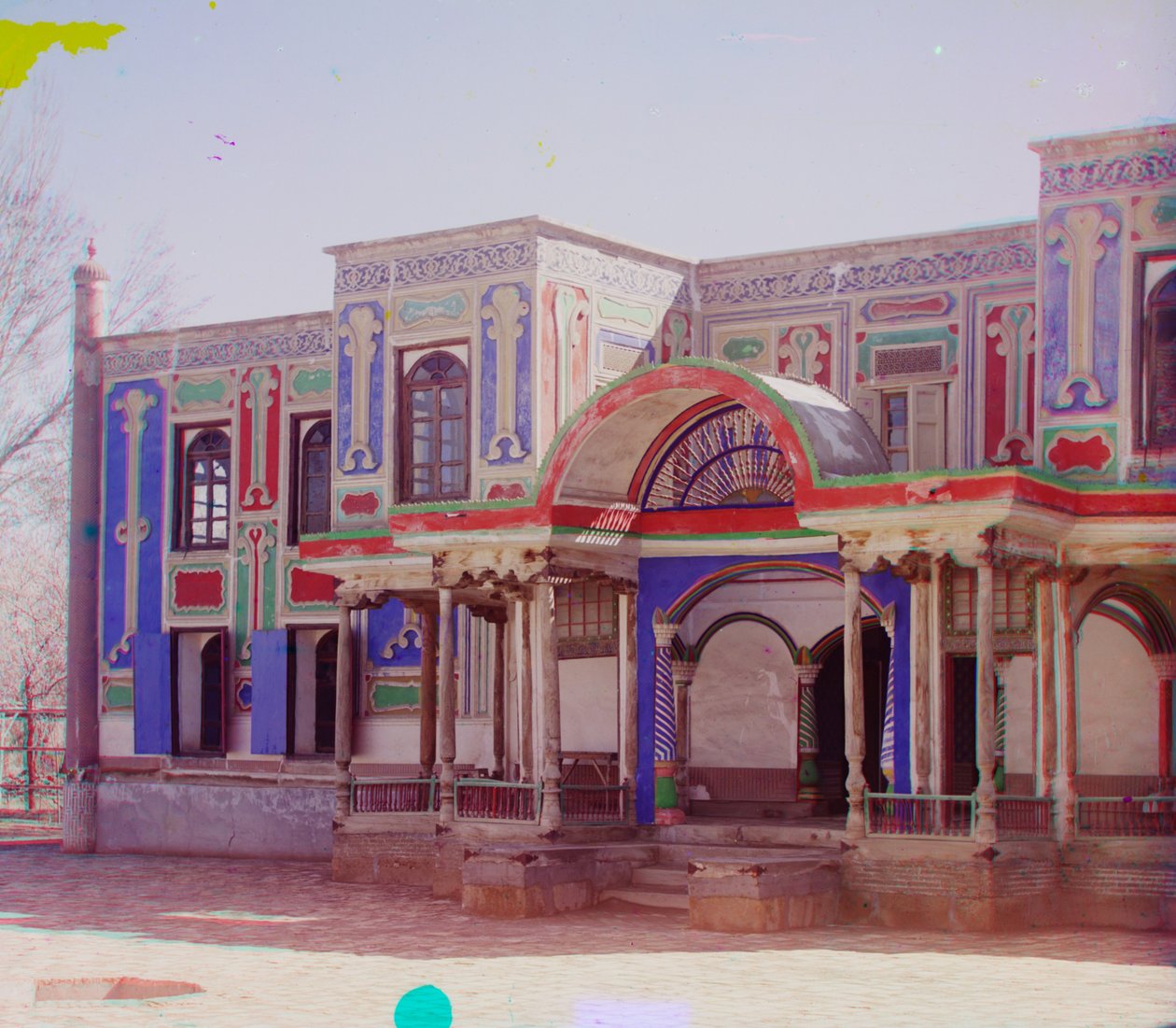 واجهة القصر الصيفي لآخر أمير بخارى ، 1905-1915 بواسطة سيرجي بروكودين غورسكي