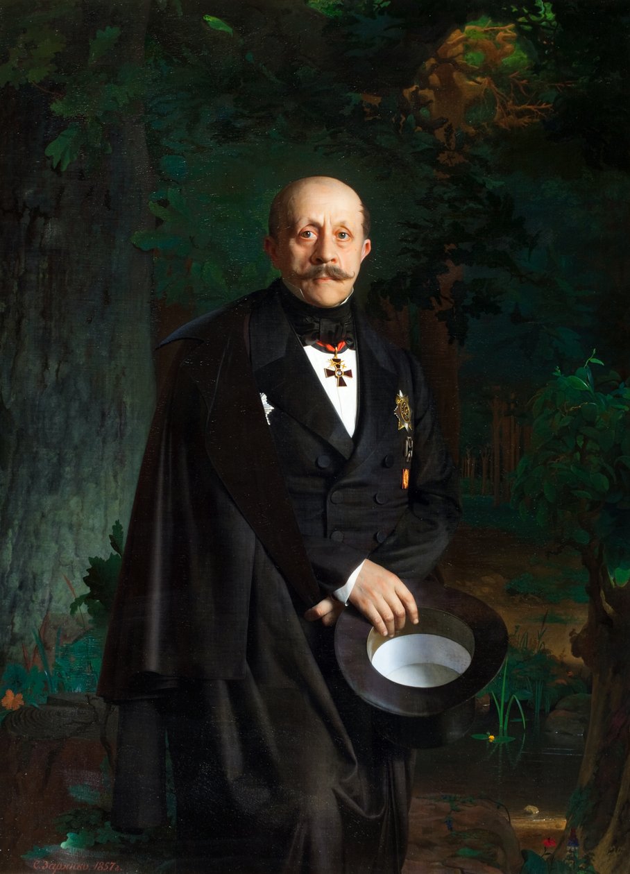 صورة ألكسندر دميترييفيتش تشيرتكوف 1789-1858 ، 1857. بواسطة سيرجي كونستانتينوفيتش زاريانكو