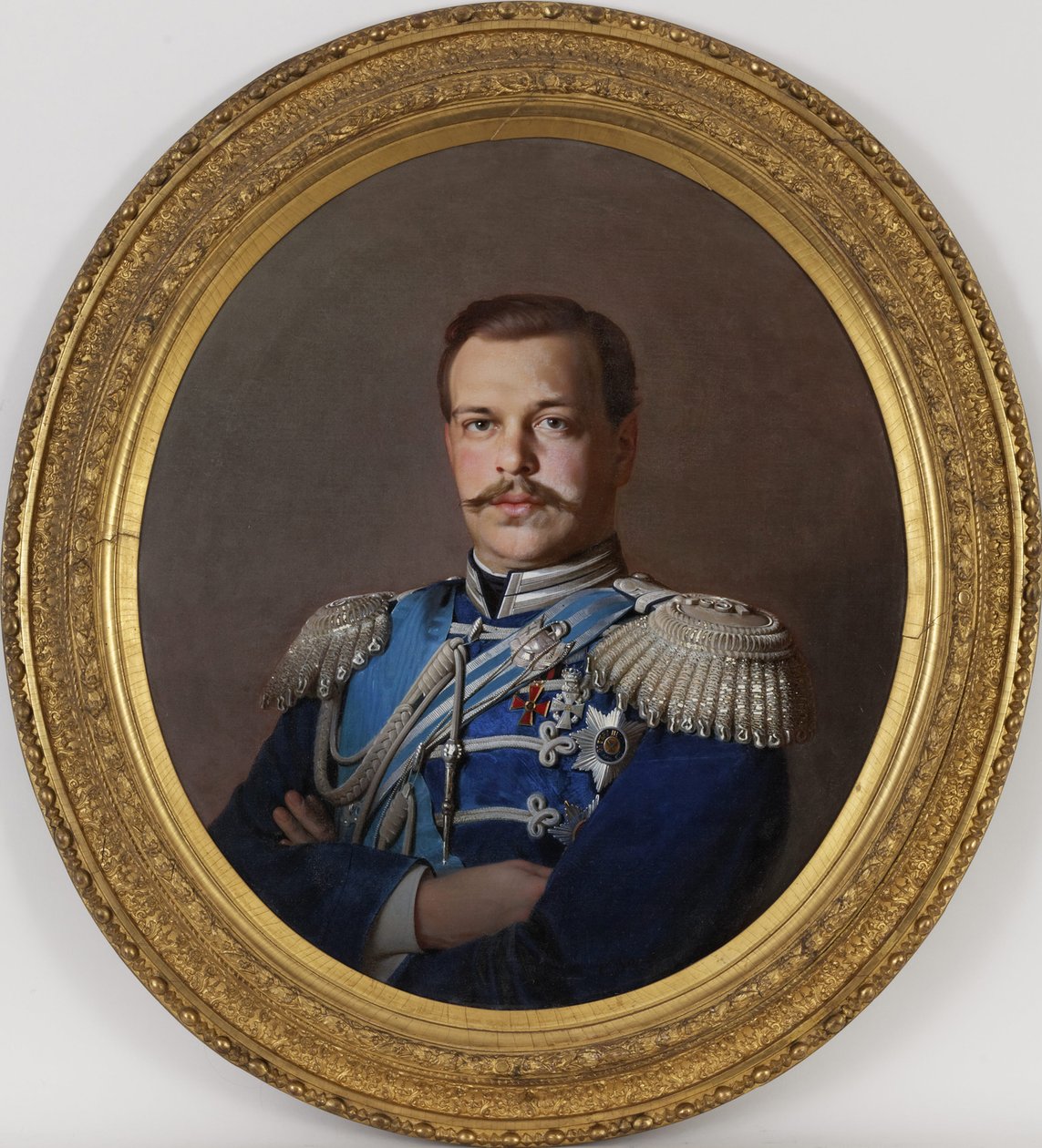 صورة الإمبراطور ألكسندر الثالث 1845-1894 ، كاليفورنيا 1865 بواسطة سيرجي كونستانتينوفيتش زاريانكو