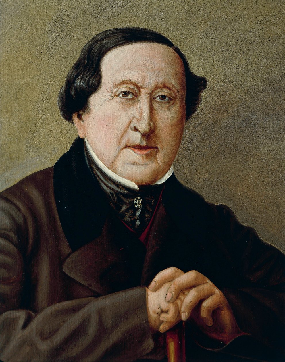 Italy, Portrait of Italian composer, Gioacchino Rossini بواسطة سيفيريني سيفيريني