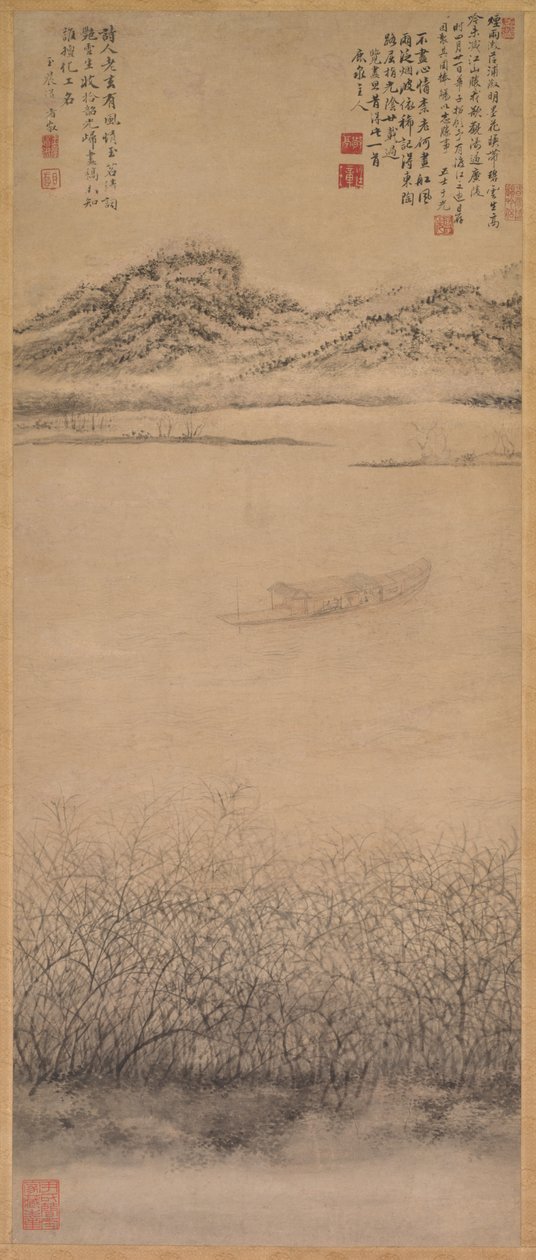 عبور نهر Yangzi ، ج. 1700-1720. بواسطة شانغ روي