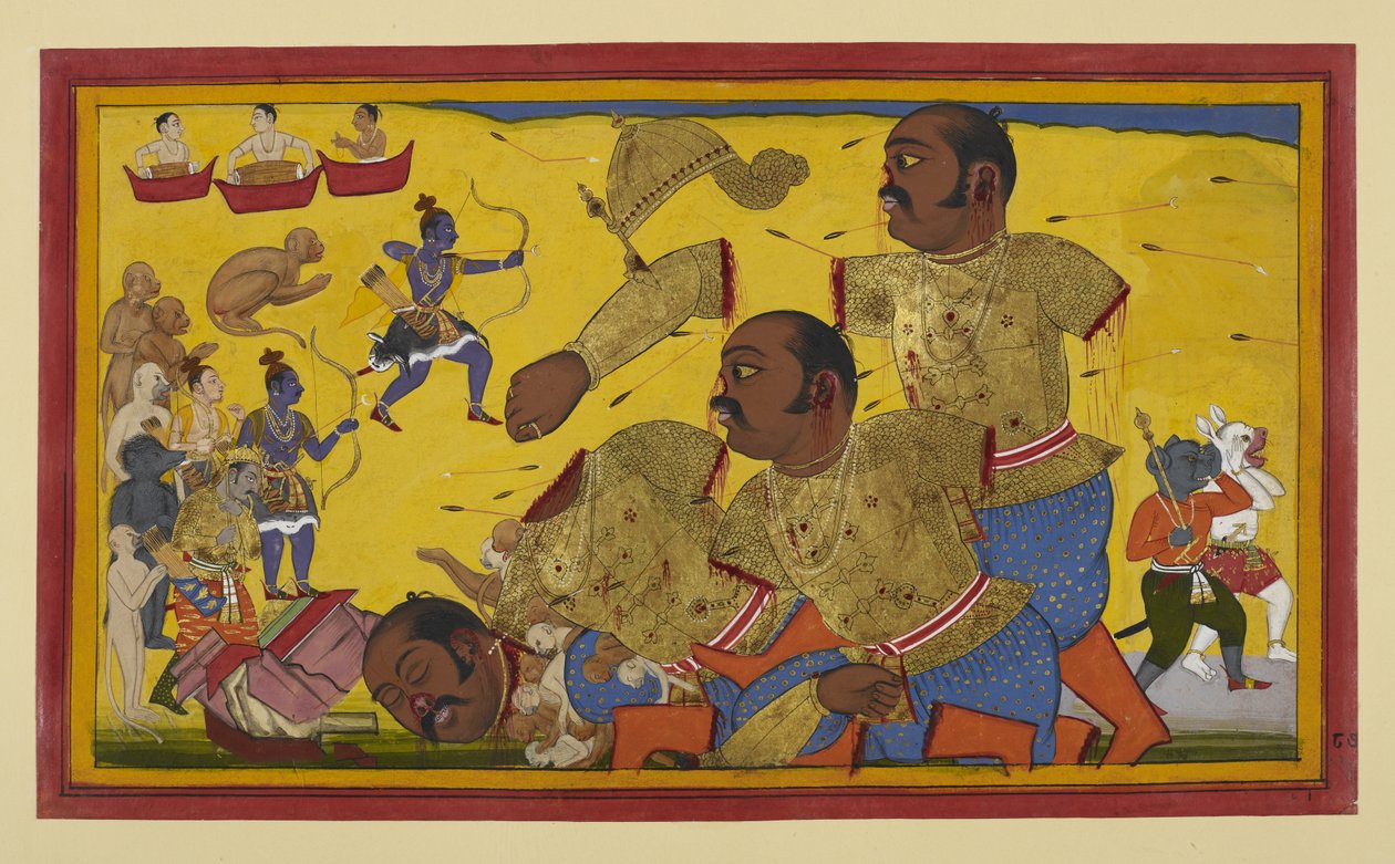 يُقتل كومباكارا على يد راما؛ يفرح الحلفاء بينما يبكي فيبهيتا بواسطة 