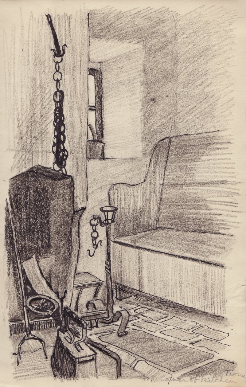 "ركن المطبخ ، تيوني" ، c1950. بواسطة شيرلي ماركهام