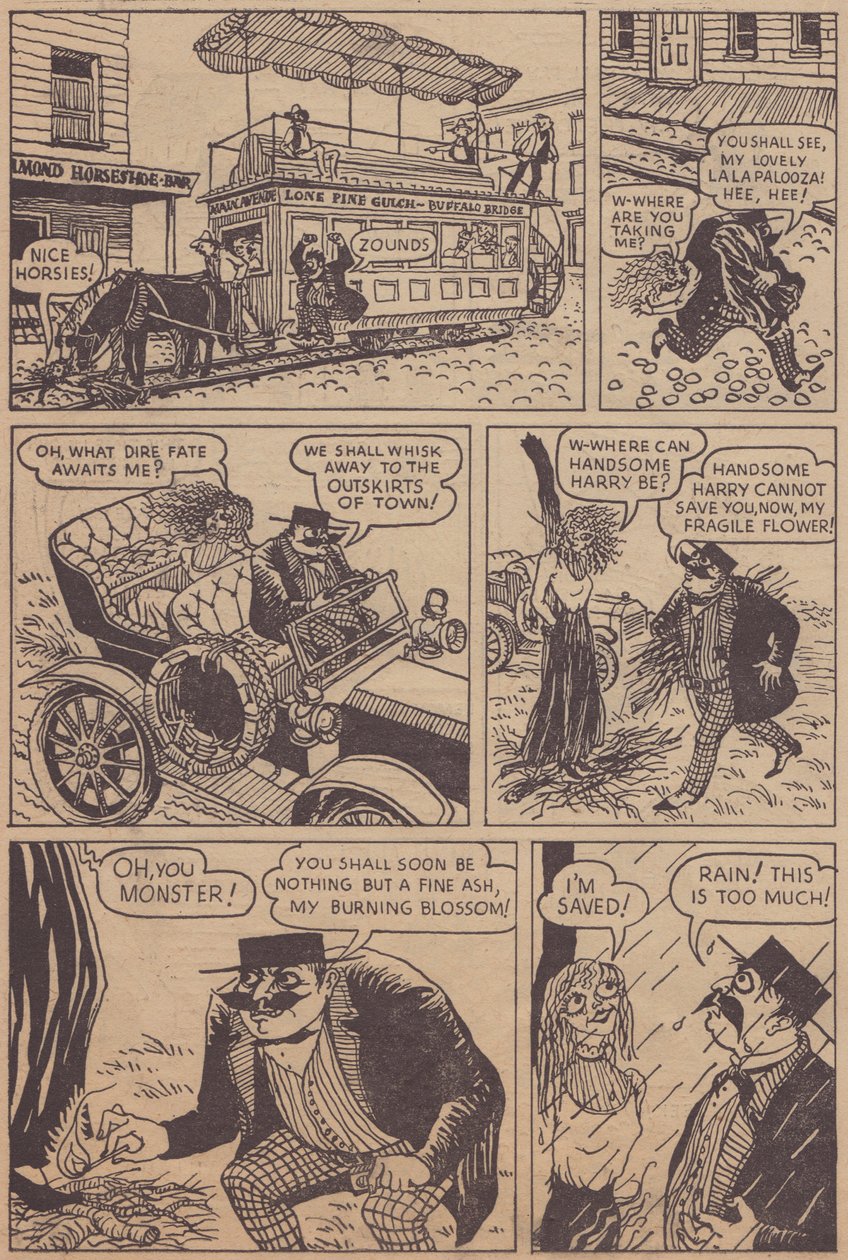 "Desperate Desmond" ، شريط رسوم متحركة ، c1955. بواسطة شيرلي ماركهام