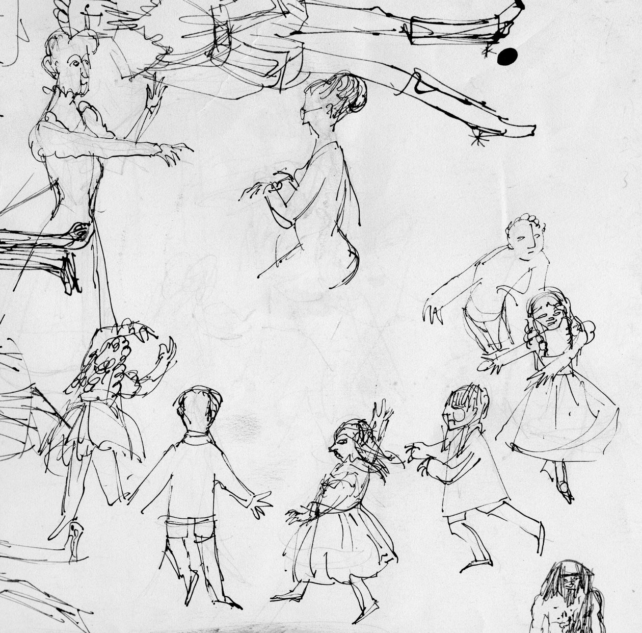 دراسة لفصل الرقص عام 1950. بواسطة شيرلي ماركهام