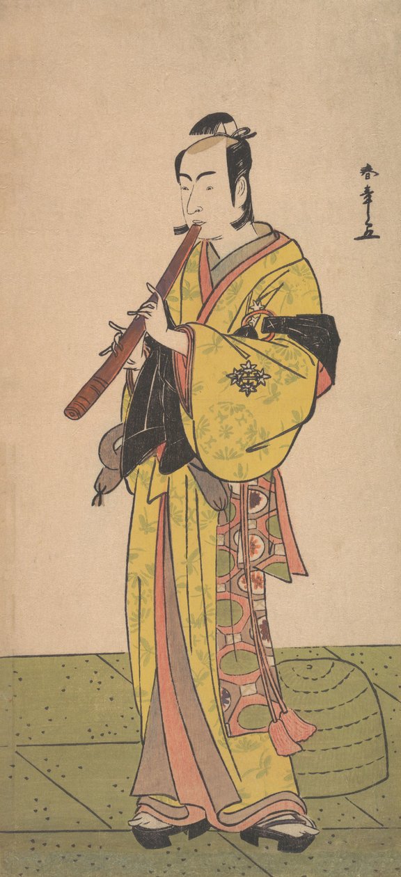 Ichikawa Bennosuke كرجل في Komuso Attire ، حوالي 1788. بواسطة شونشو