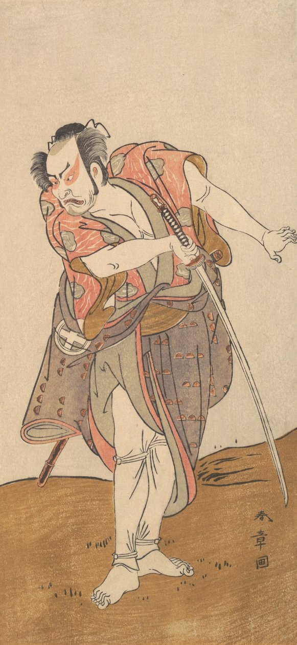 الممثل أوتاني هيروييمون الثالث1726-1792. بواسطة شونشو