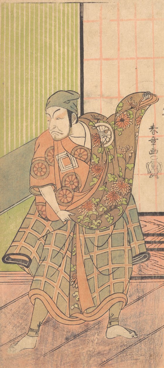الرابع Ichikawa Danjuro in the Role of Ukishima Danjo، 1769 Autumn. بواسطة شونشو