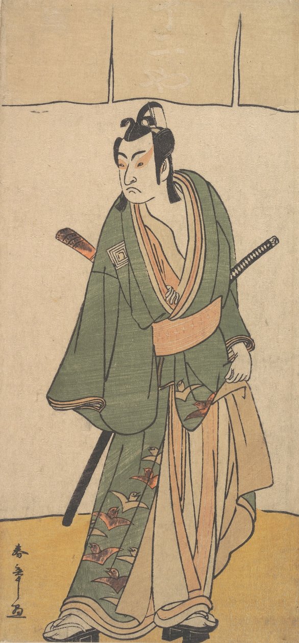 The Second Ichikawa Monnosuke في دور Soga no Juro Sukenari ، الشهر الثاني ، 1785. بواسطة شونشو