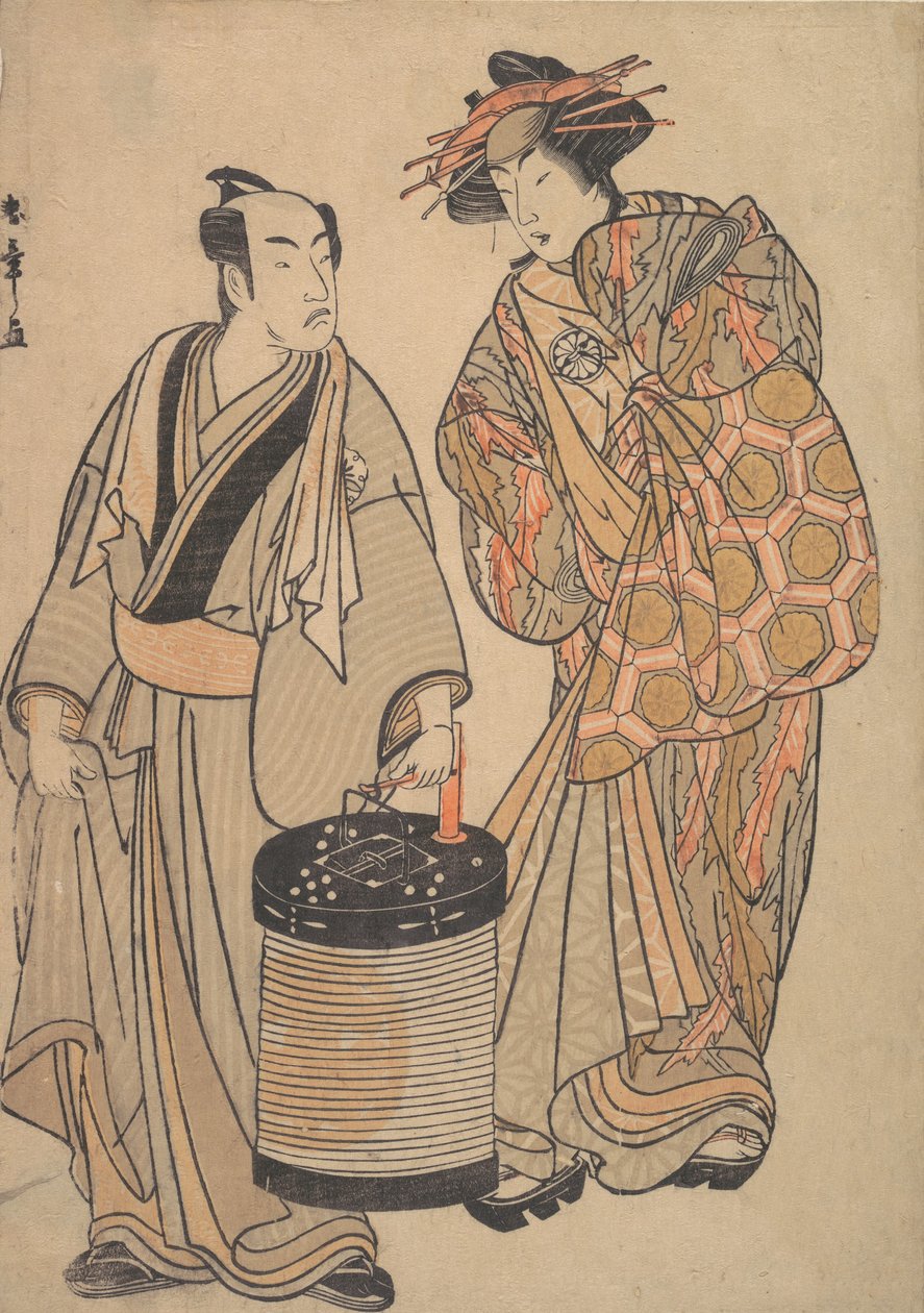 سيجاوا كيكونوجو الثالث باعتباره Oiran ، حوالي 1776. بواسطة شونشو