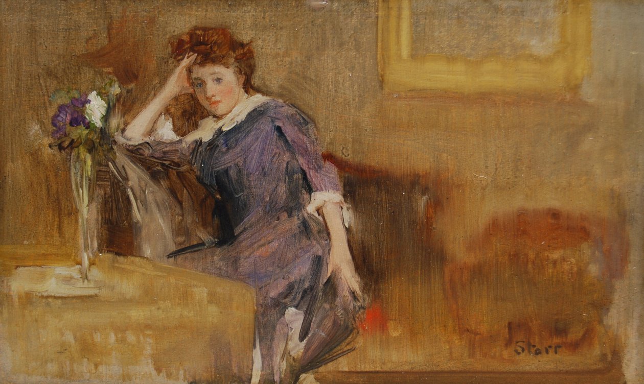 رسم في طريقة ويسلر ، 1880 بواسطة سيدني ستار