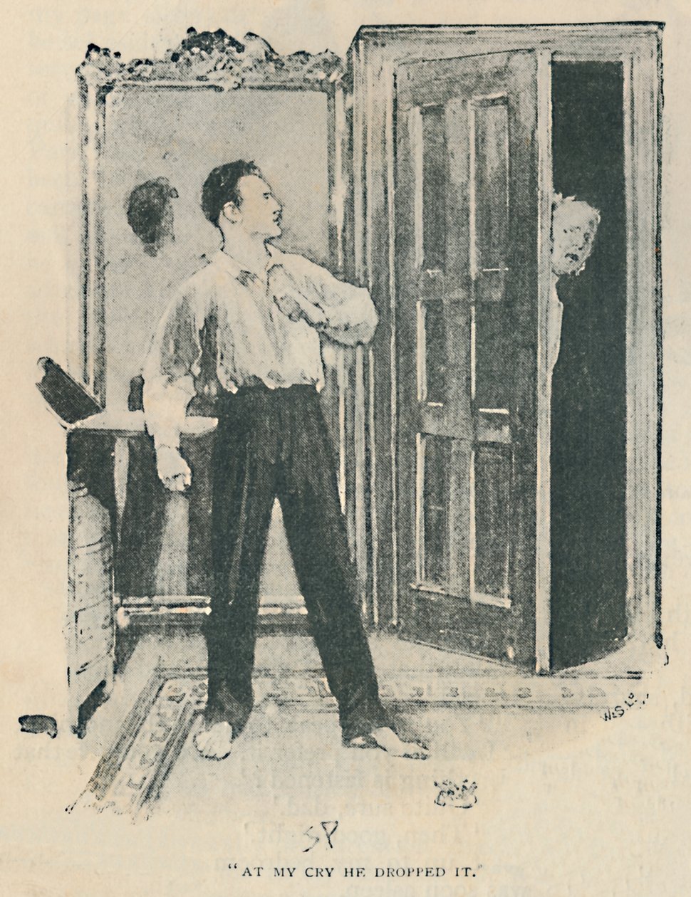 في صرخة أسقطها ، 1892 بواسطة سيدني باجيت