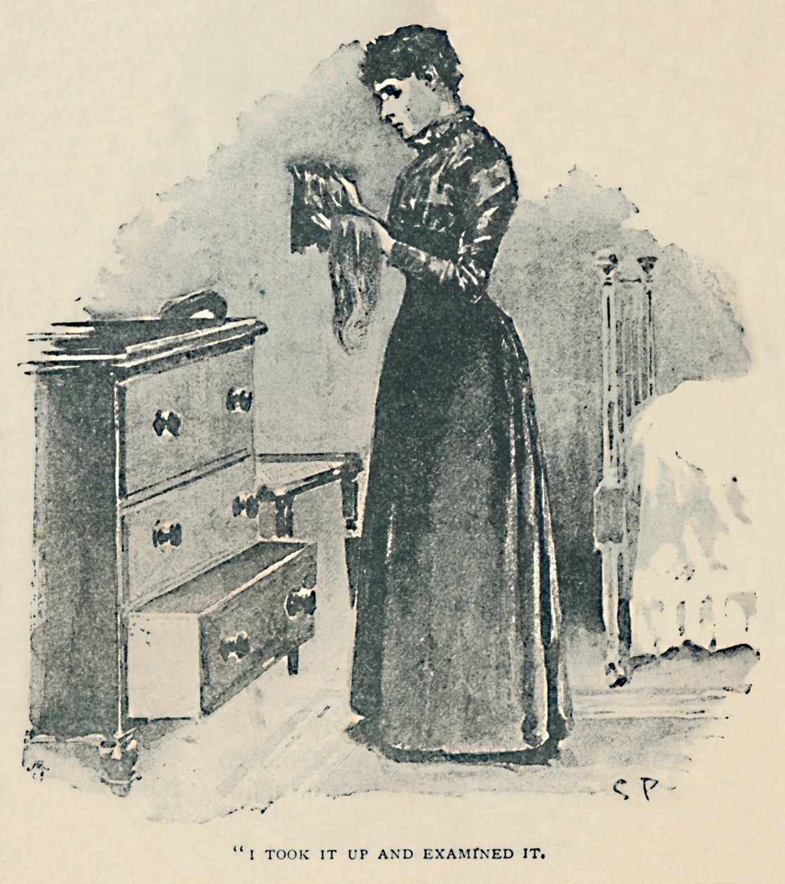 لقد تناولتها وفحصتها ، 1892 بواسطة سيدني باجيت