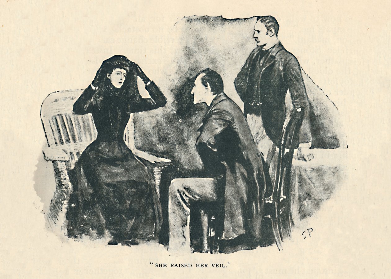 أثارت حجابها ، 1892 بواسطة سيدني باجيت