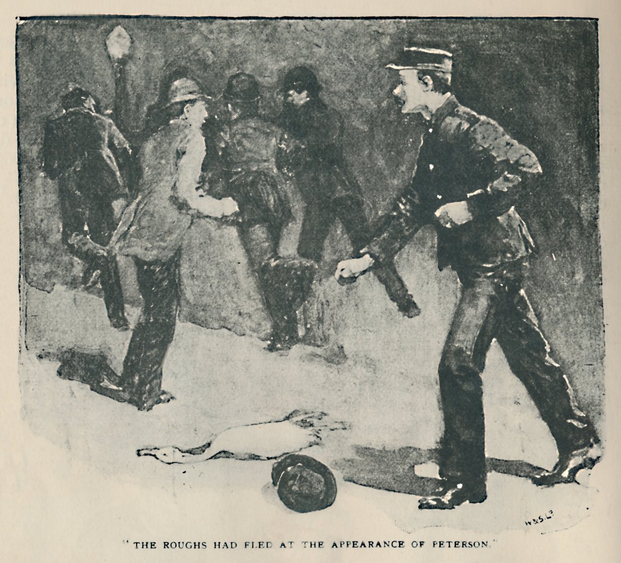 هربت الخشونة في ظهور بيترسون ، 1892 بواسطة سيدني باجيت