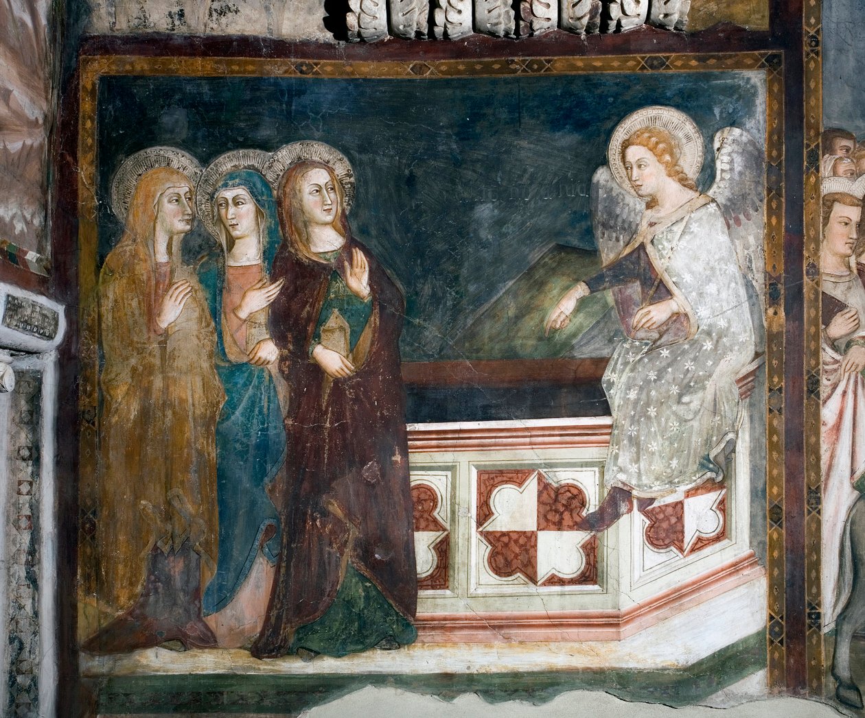 المرأة المقدسة بواسطة مدرسة Sienese