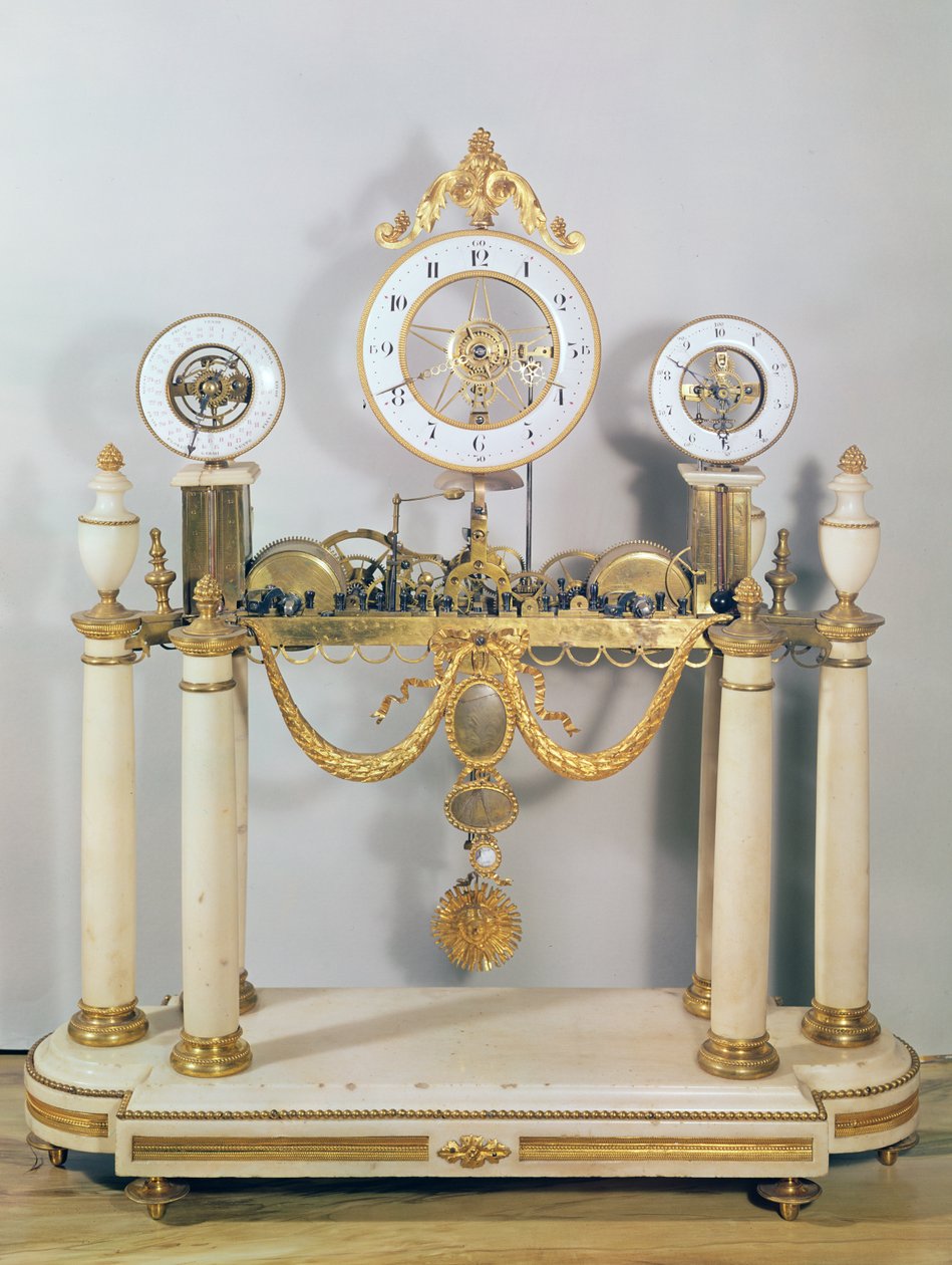 ساعة 1795 (ذهب ، رخام ، برونز). بواسطة سيجيرد دارلوت