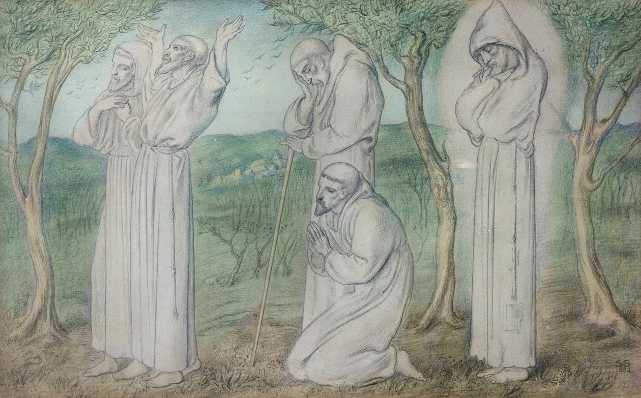 مجموعة من الرهبان الفرنسيسكان بواسطة سيميون سليمان