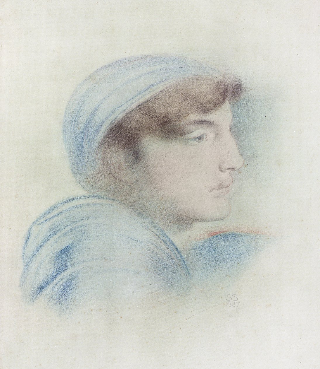 دراسة الشكل في الملف الشخصي بواسطة سيميون سليمان