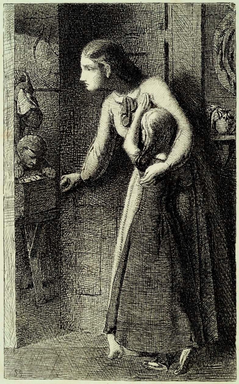 The Haunted House ، حوالي عام 1858 (نقش مطبوع على ورق الهند) بواسطة سيميون سليمان