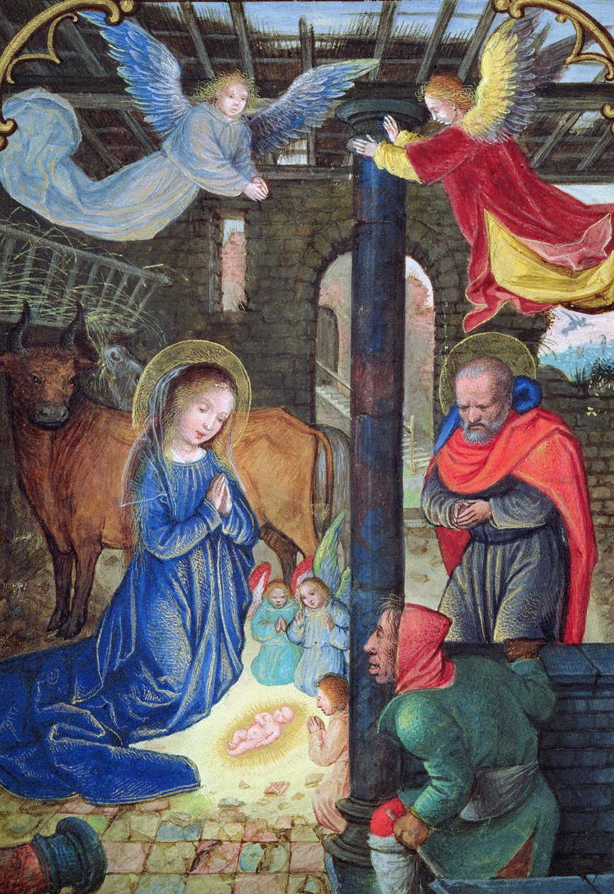 W.99 fol.18v الميلاد ، ج .1530 بواسطة سيمون بينينج