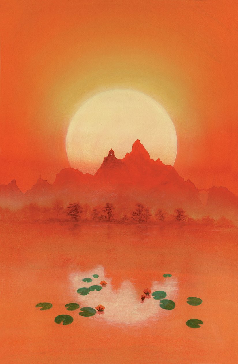Sunrider (أكريليك على قماش) بواسطة سيمون كوك