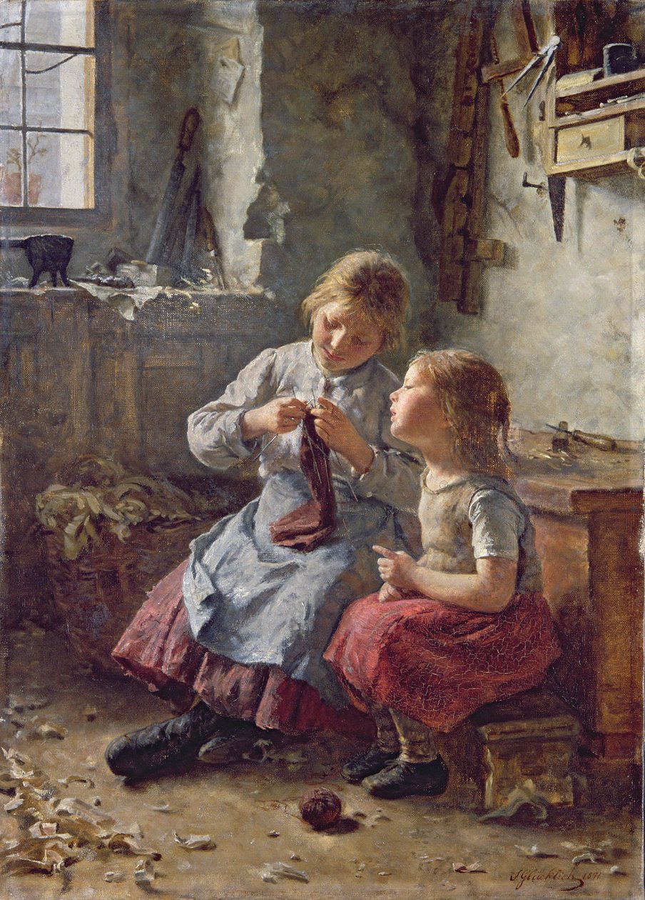 الحياكة ، 1891 بواسطة 