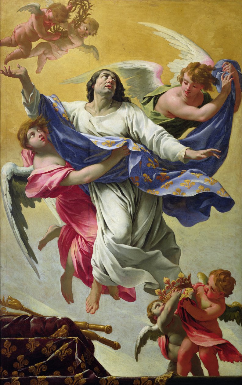 تأليه سانت لويس ، 1639-42 بواسطة سيمون فويت