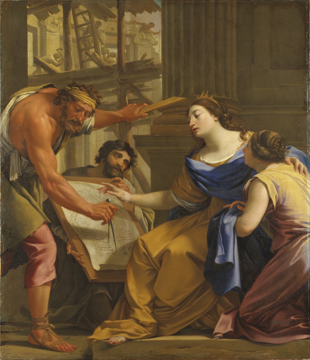 Artemisia بناء Mausolaeum ، c.1640 بواسطة سيمون فويت