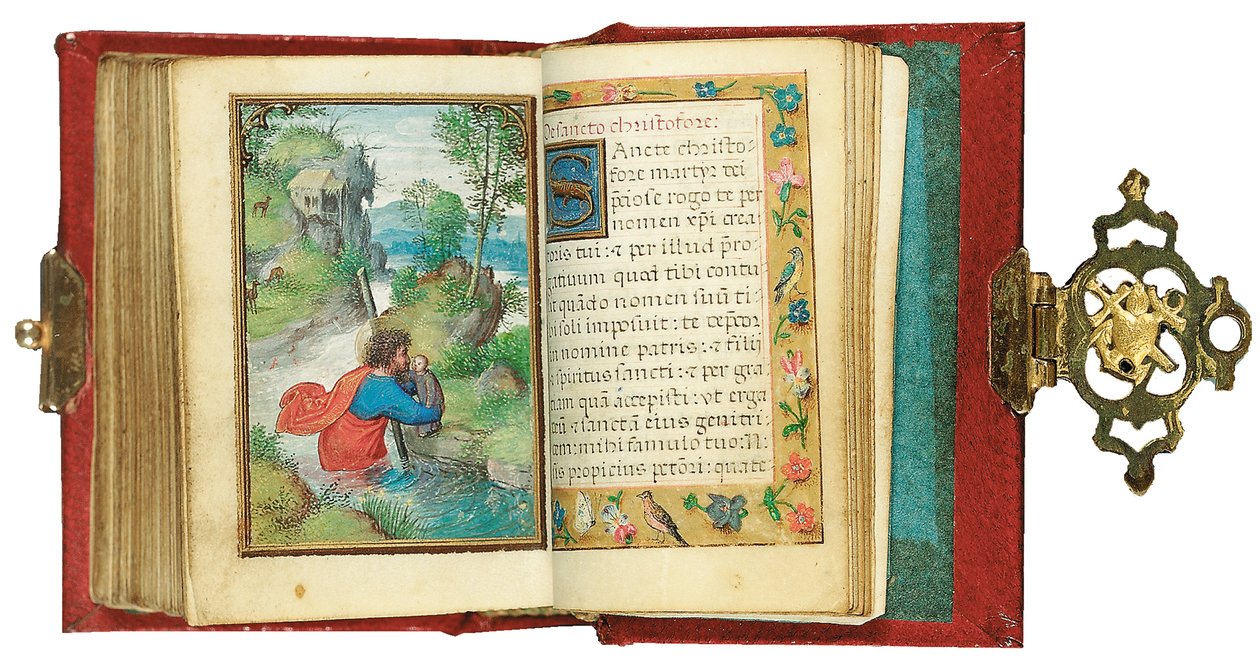 فوليو من كتاب ساعات مصغر ، استخدام روما ، بروج ، 1530-1535 بواسطة سيمون بينينج