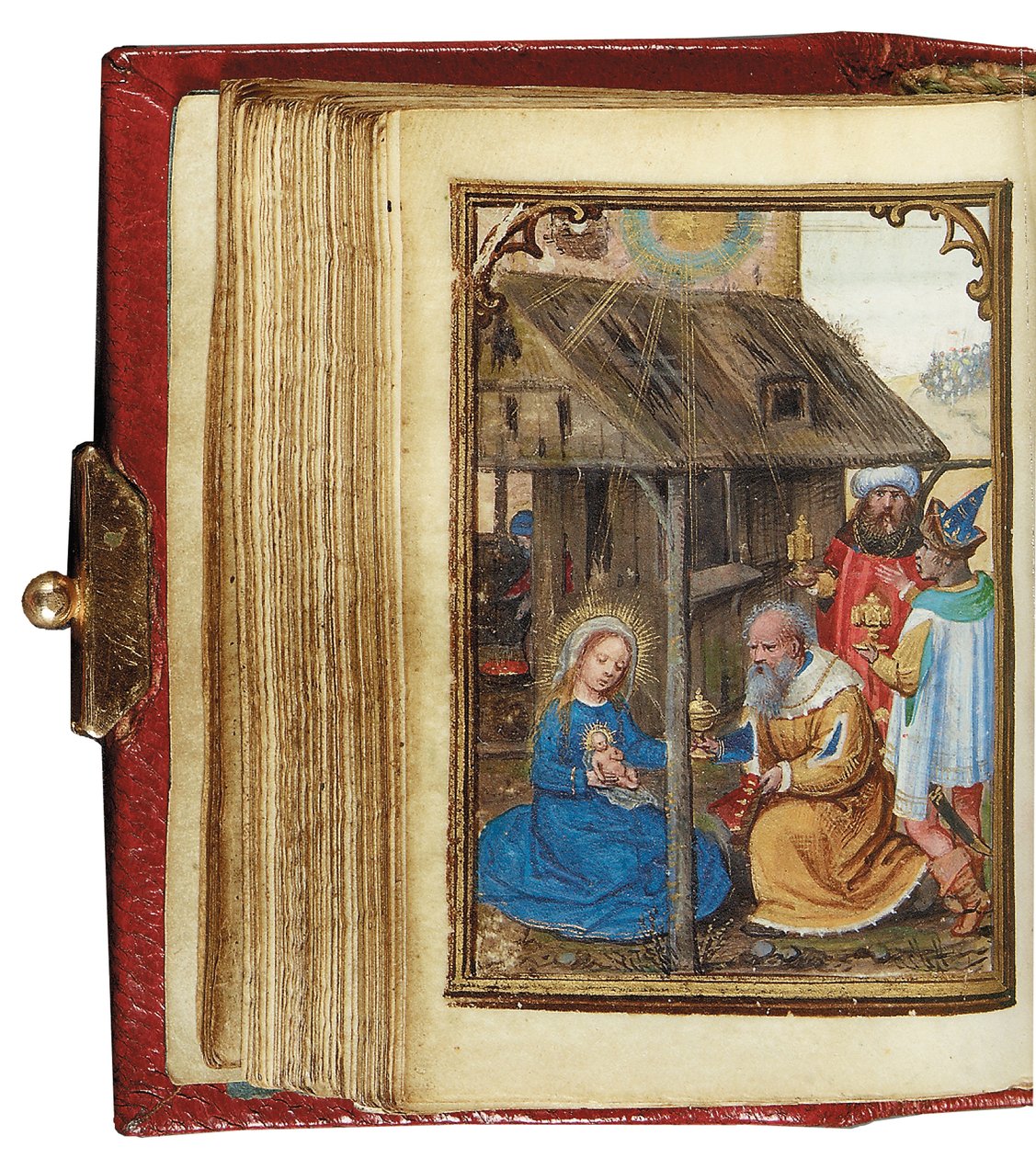 فوليو من كتاب ساعات مصغر ، استخدام روما ، بروج ، 1530-1535 بواسطة سيمون بينينج