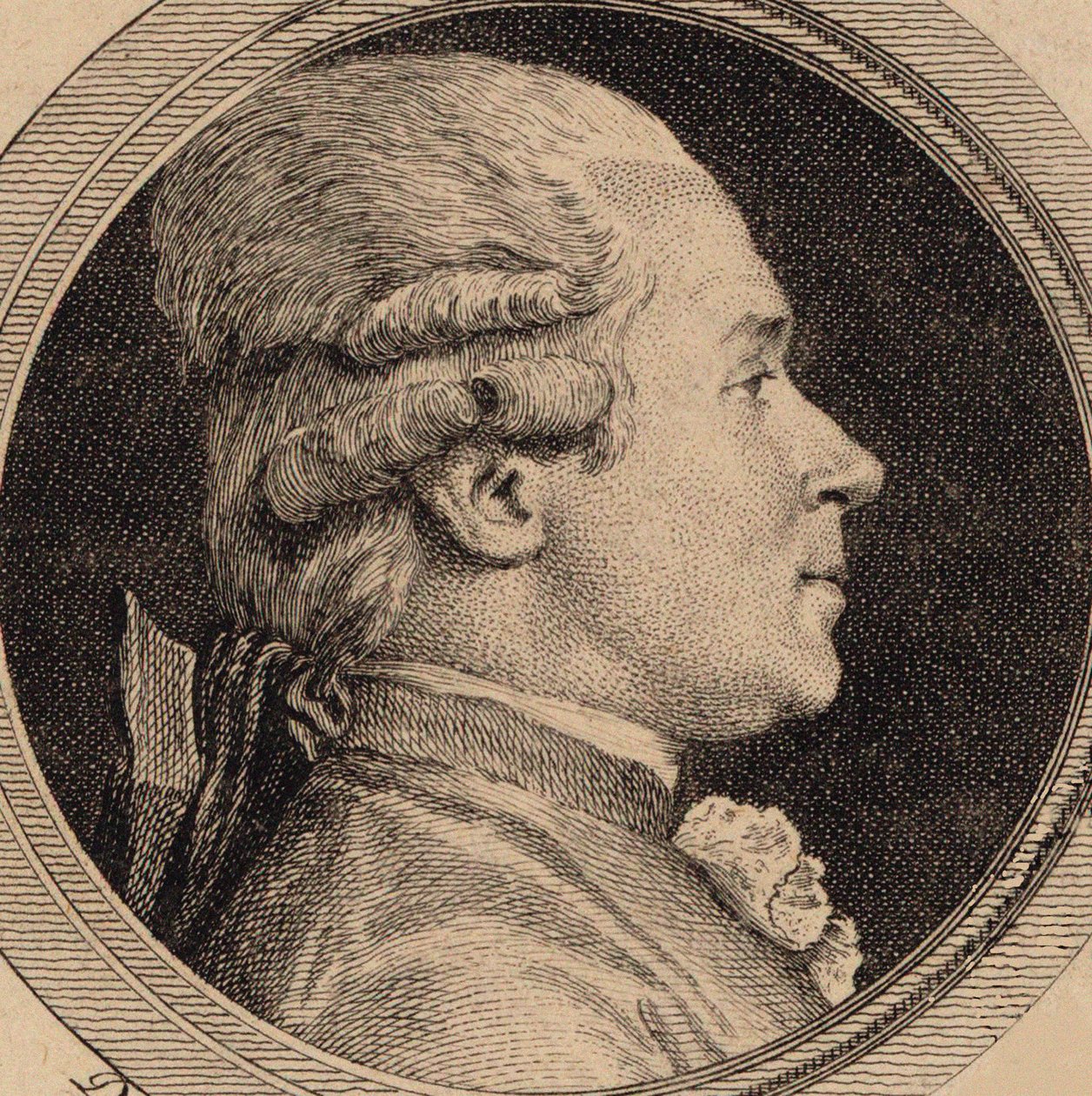 صورة عازف البوق والملحن جيوفاني بونتو 1746-1803 ، 1782. بواسطة سيمون تشارلز ميجر