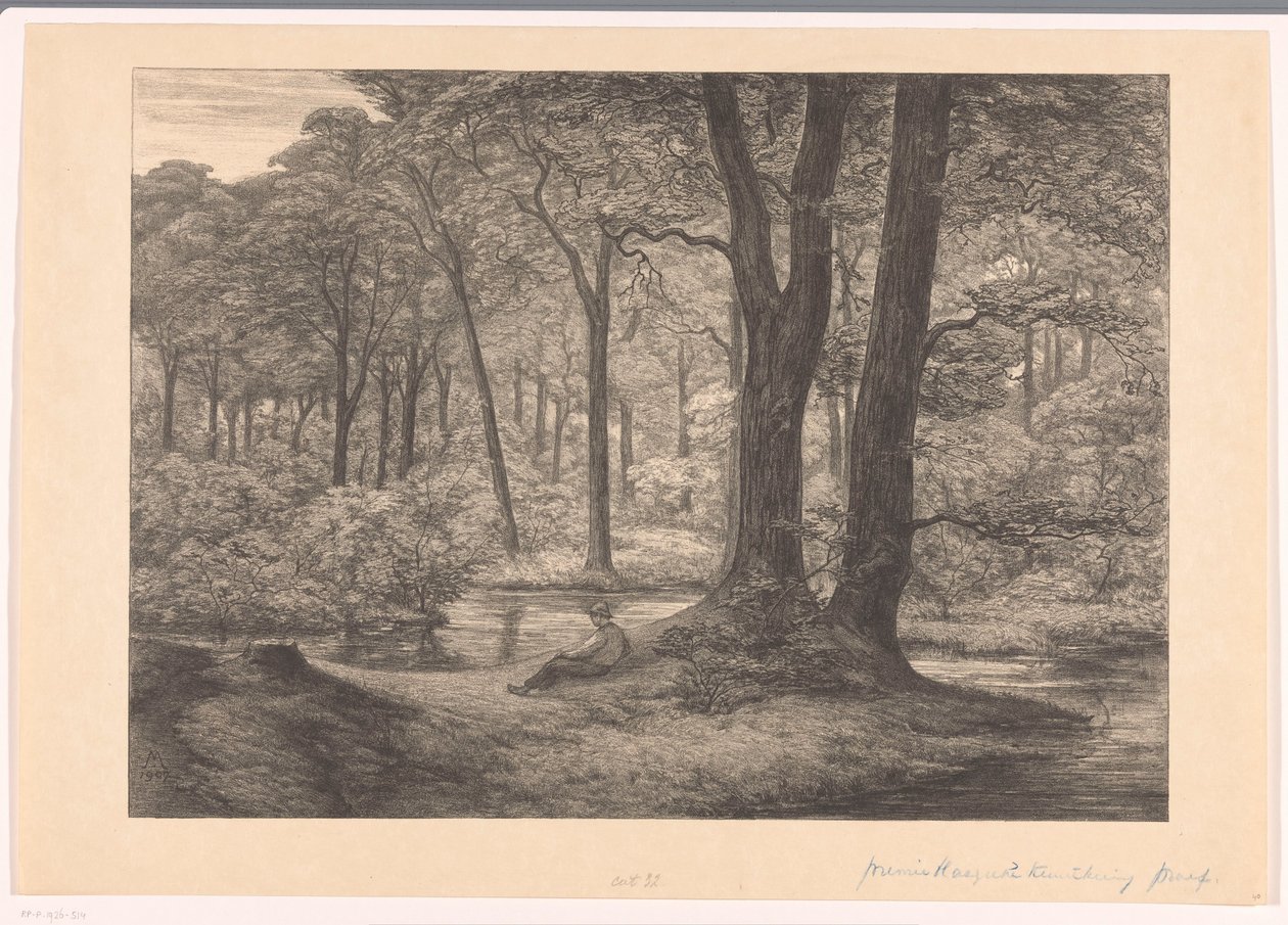 منظر من Hunnenschans على Veluwe The Hunnenschans (العنوان الأصلي) بواسطة سيمون مولين