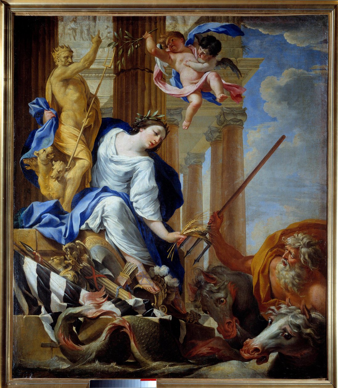 صورة رمزية لفوائد رسم السلام لسيمون فويت (1590-1649) 1645 شيربورج ، متحف توماس هنري بواسطة سيمون فويت