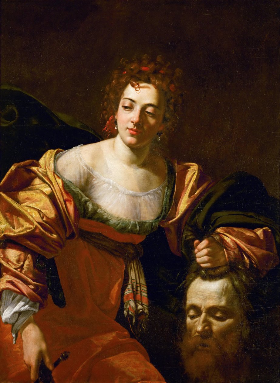 جوديث أفيك لا تي دي هولوفر - جوديث مع رأس هولوفرنيس ، بقلم فويت ، سيمون (1590-1649). زيت على قماش ، ج. ١٦٢٠. الأبعاد: ١١٥ × ٨٦ سم. متحف تاريخ الفن ، فيين بواسطة سيمون فويت