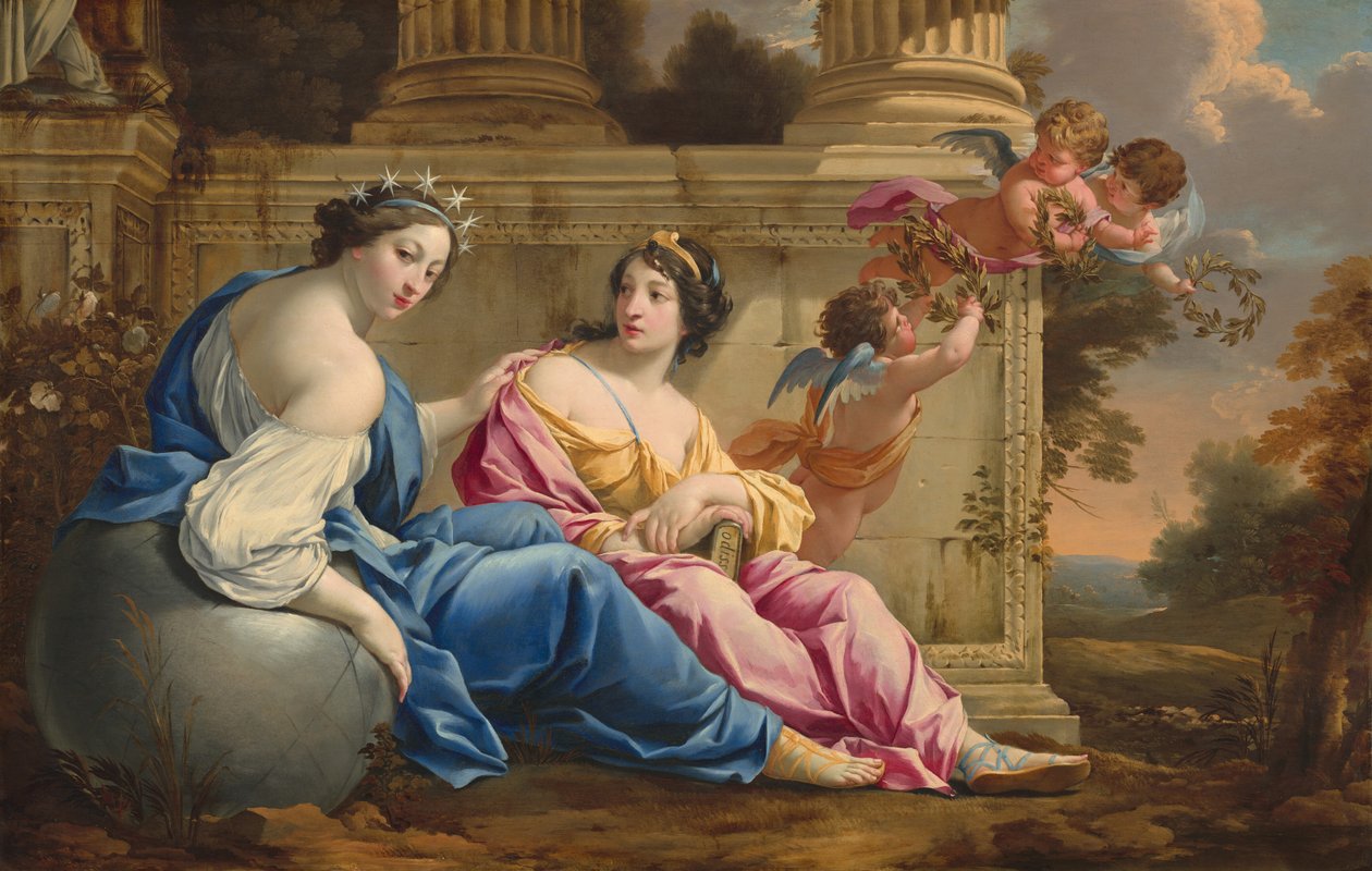 The Muses Urania و Calliope ، ج. 1634 بواسطة سيمون فويت