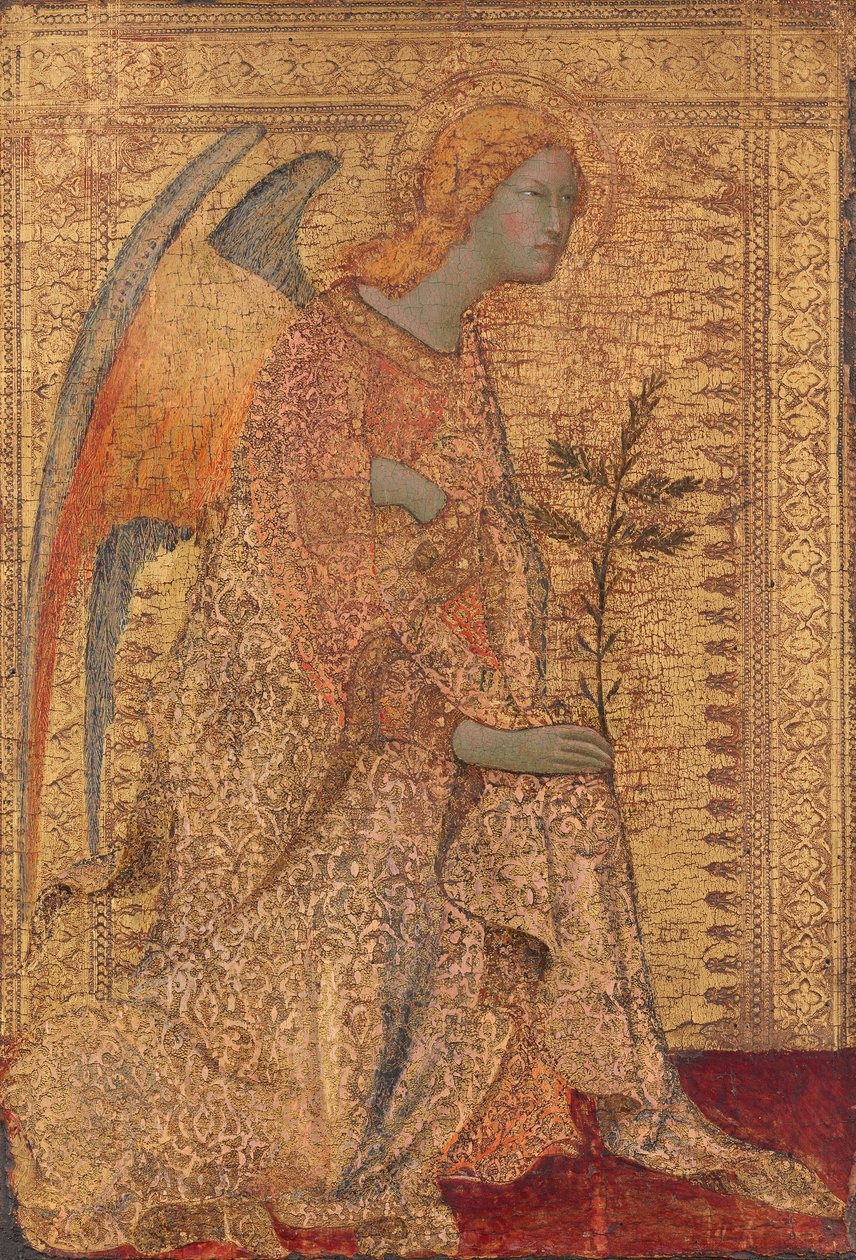 ملاك البشارة ، c.1333 (درجة الحرارة على اللوحة) بواسطة سيمون مارتيني