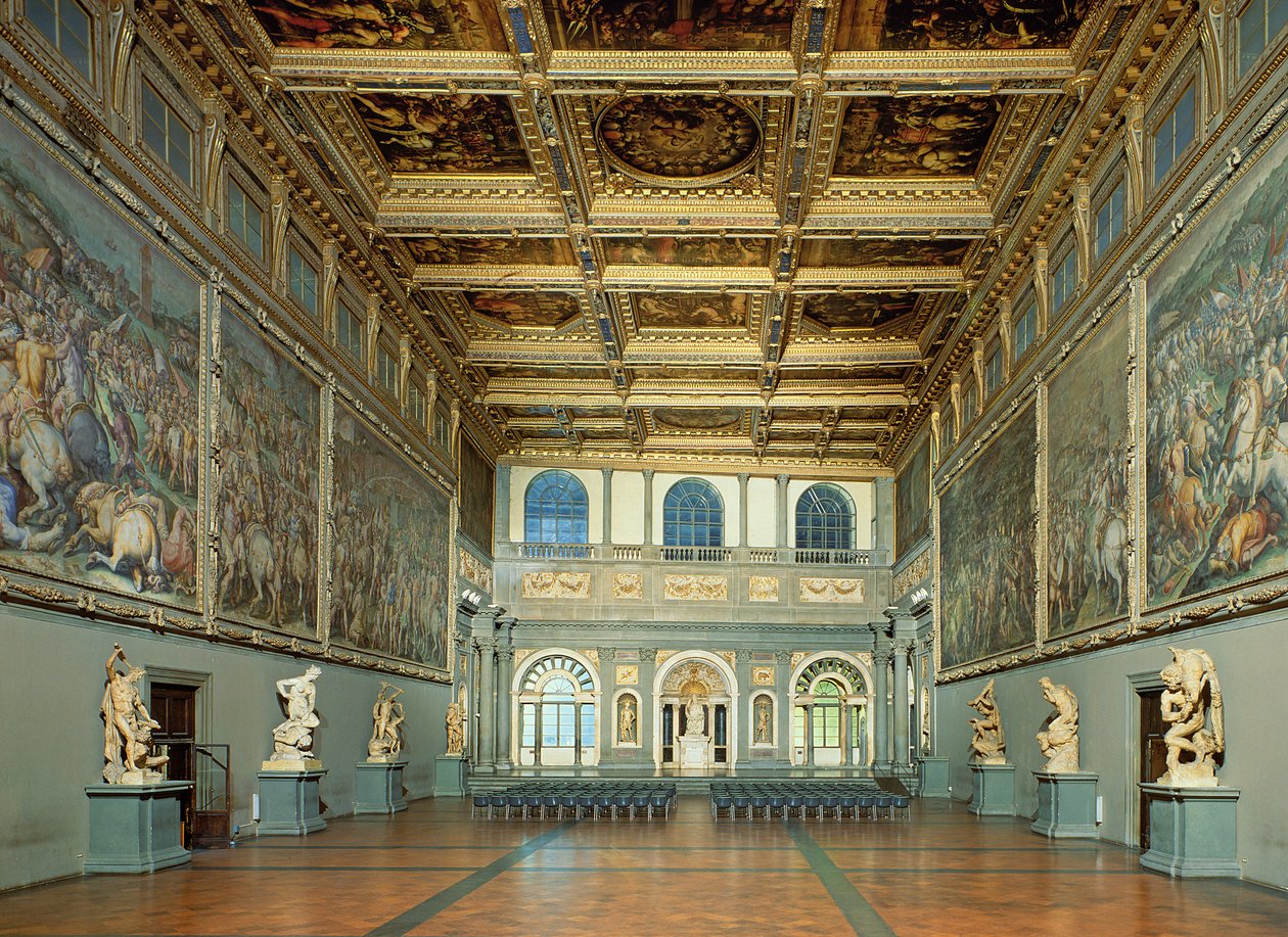 The Salone dei Cinquecento ، c.1495 بواسطة سيمون ديل بوليلو
