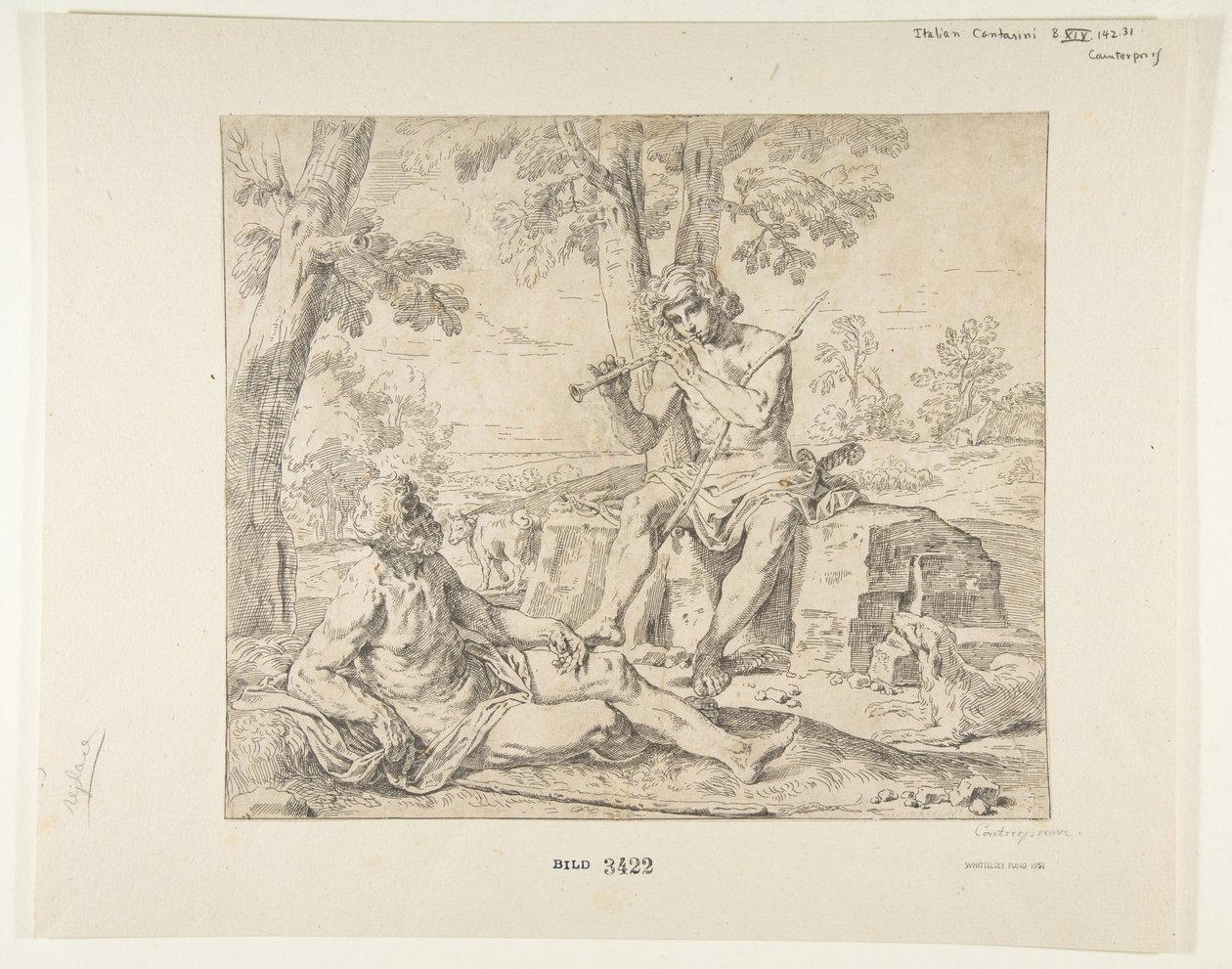 عطارد وأرجوس ، حوالي 1630-1648. بواسطة سيمون كانتاريني