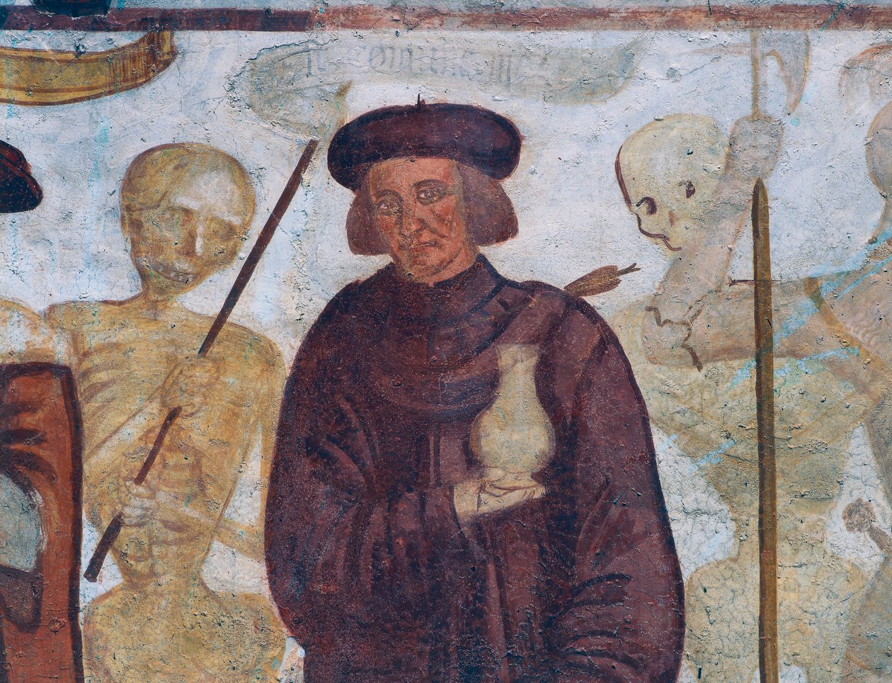 Death with the Doctor, detail from The Dance of Death بواسطة سيمون الثاني باشينيس
