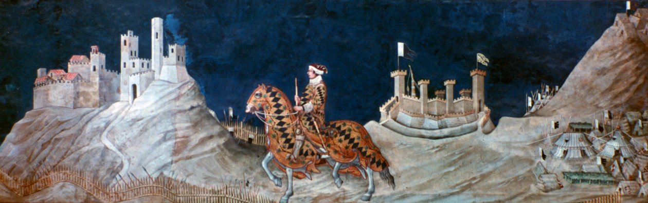 ذكرى .. في حصار Montemassi ... ، 1328 بواسطة سيمون مارتيني