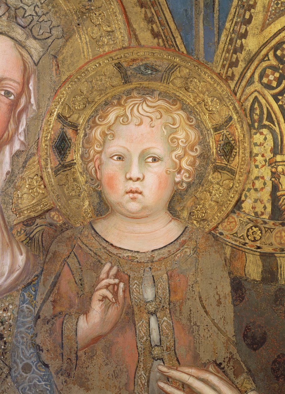 مايستا: طفل المسيح ، 1315 (تفاصيل 51591) بواسطة سيمون مارتيني