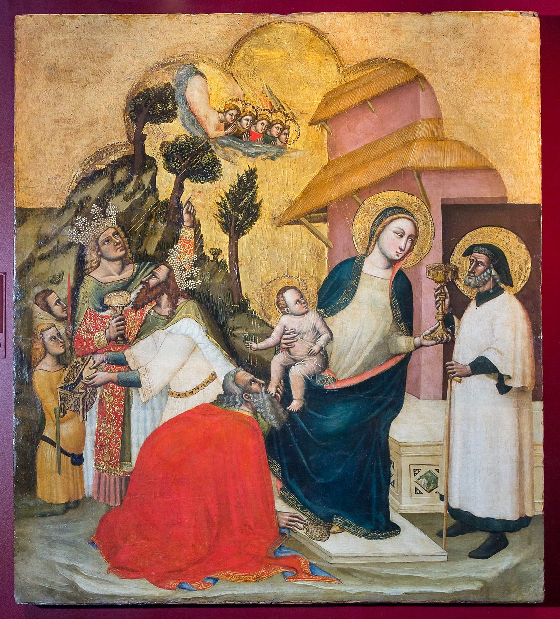 عشق ثلاثة رجال حكماء ، حوالي 1350 بواسطة Simone dei Crocifissi