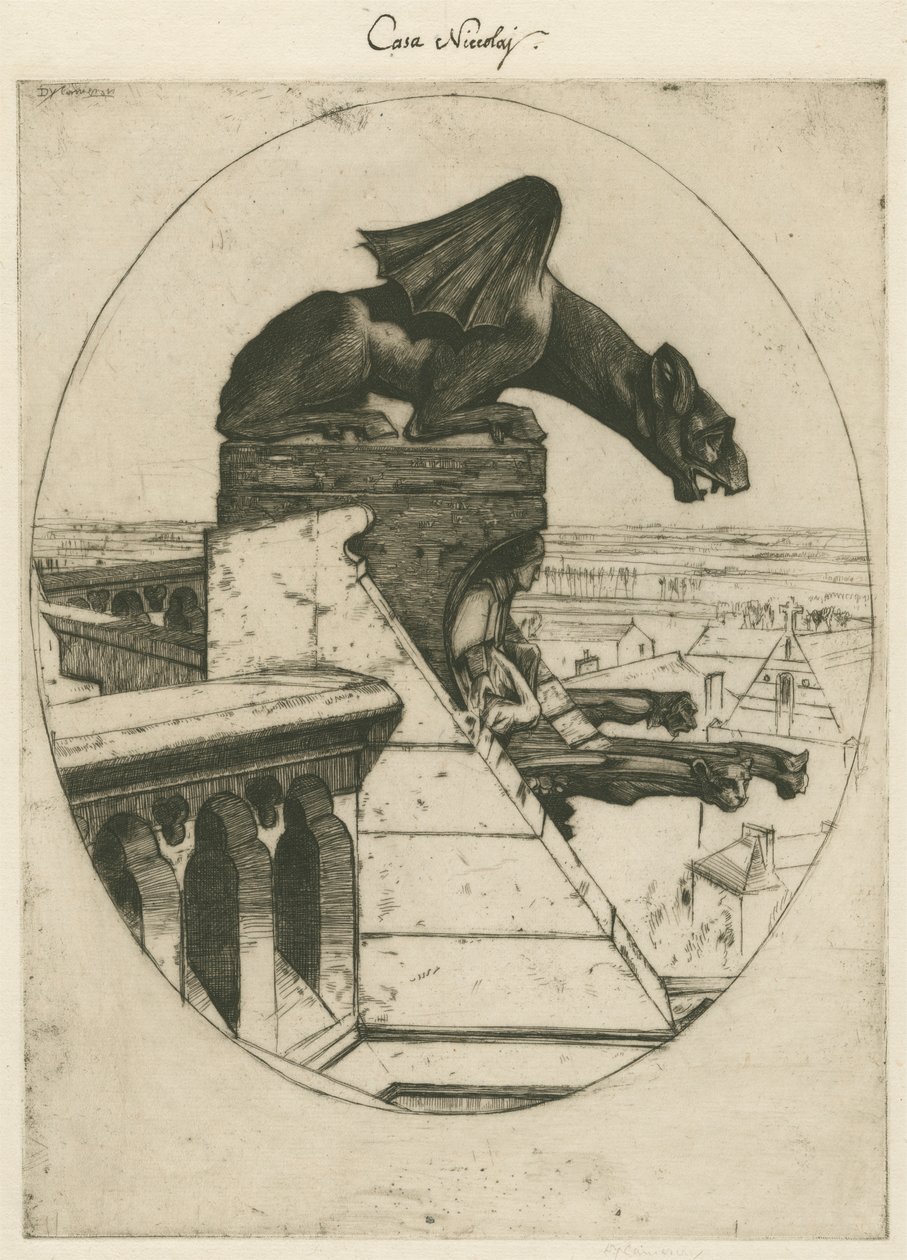 The Chimera of Amiens بواسطة السير ديفيد يونغ كاميرون