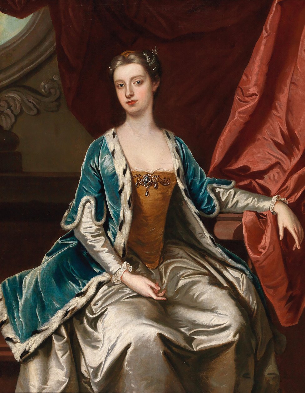صورة للسيدة ماري ورتلي مونتاجو 1689-1762. بواسطة سيدي جوتفري كنيلر
