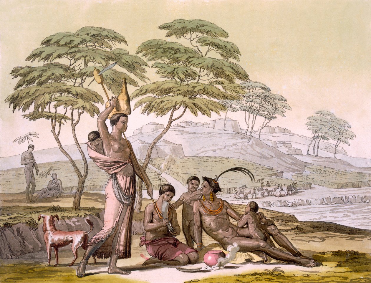 الجزء الثاني الساحل الجنوبي الشرقي: Cafre Nation ، c1820-40. بواسطة السير جون بارو