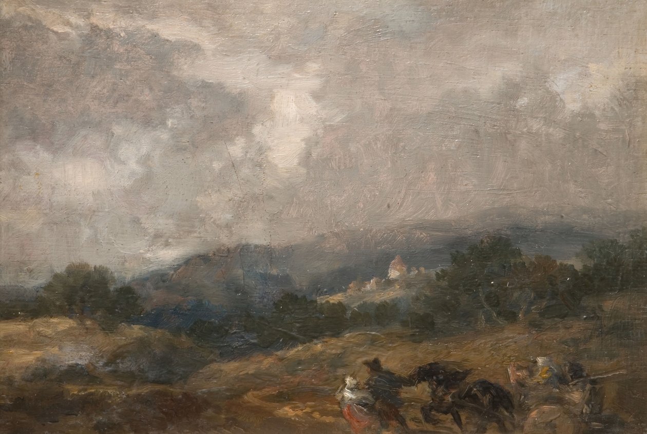 رسم المناظر الطبيعية ، 1877. بواسطة السير جون جيلبرت