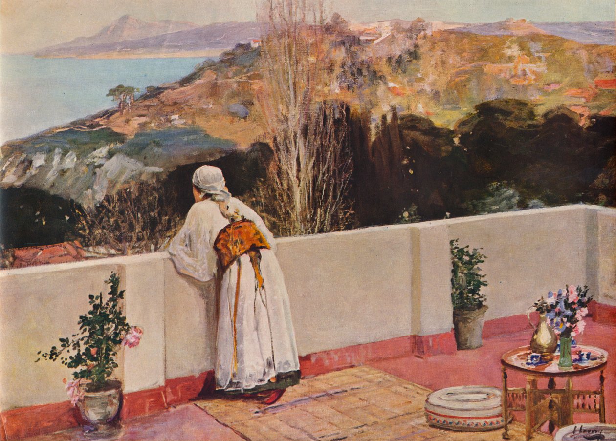 "أمسية في طنجة" ، 1935 بواسطة السير جون لافري