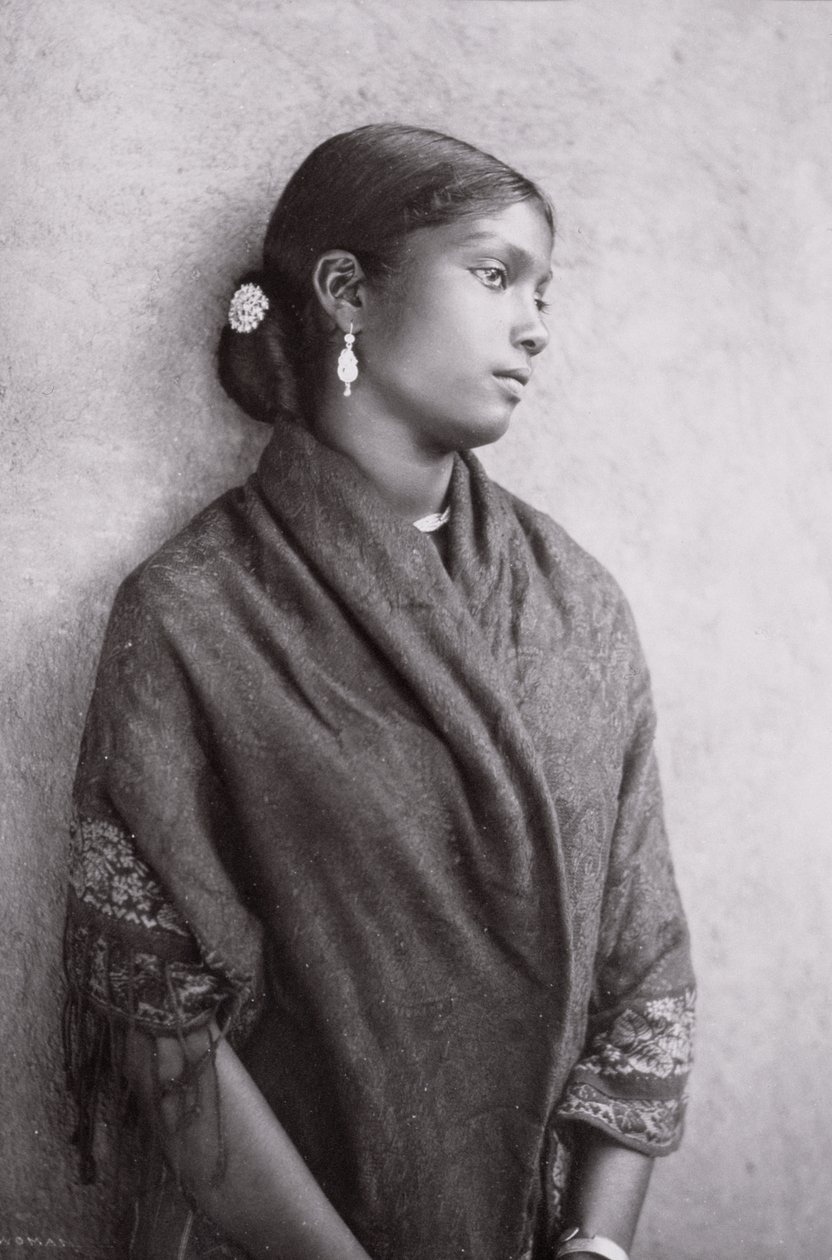 جمال السنهالي ، c.1875 (طبعة زلال) بواسطة سكين وشركاه