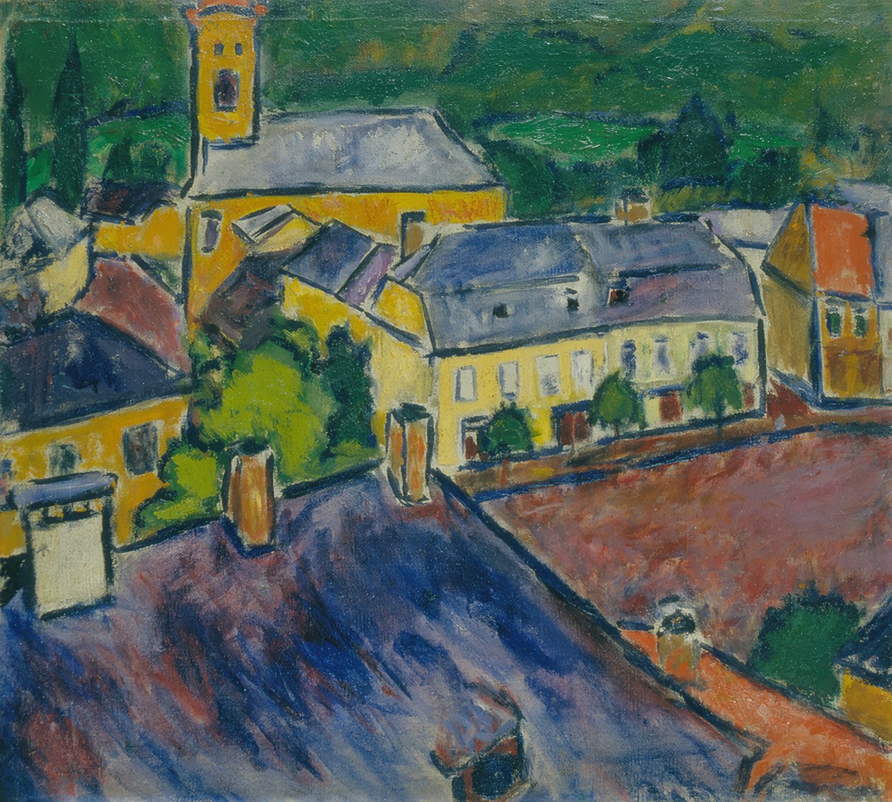 Stadtansicht, 1910 بواسطة ساندور غاليمبرتي